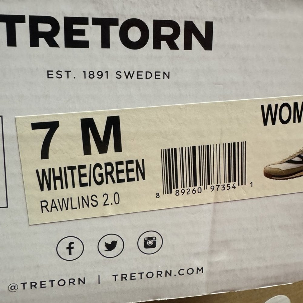 Tretorn Womens Rawlings 2.0 Sneaker White Size 7 M - Picture 6 of 6